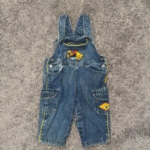 Vintage Sesame Street Cookie Monster Overalls